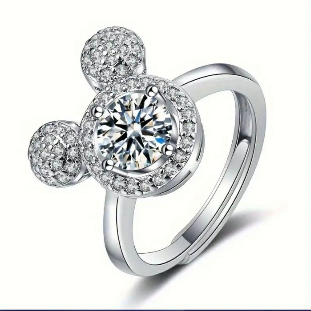 Bohemian blinged out Mikey ring